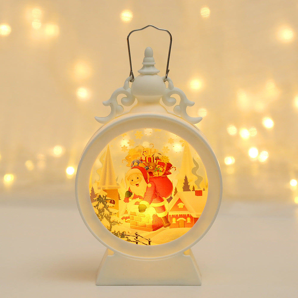 Decorative LED Lantern with Christmas motif