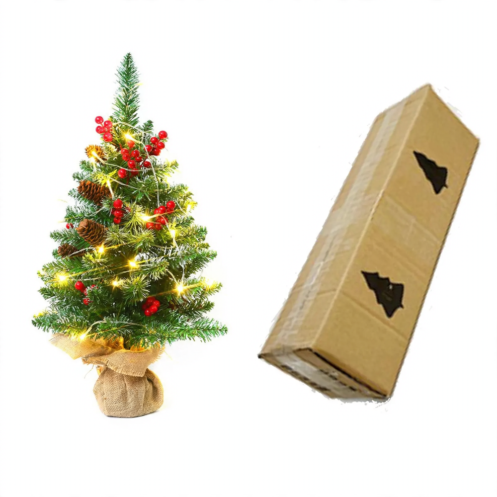 Mini Christmas tree with pine cones, 45/60 cm