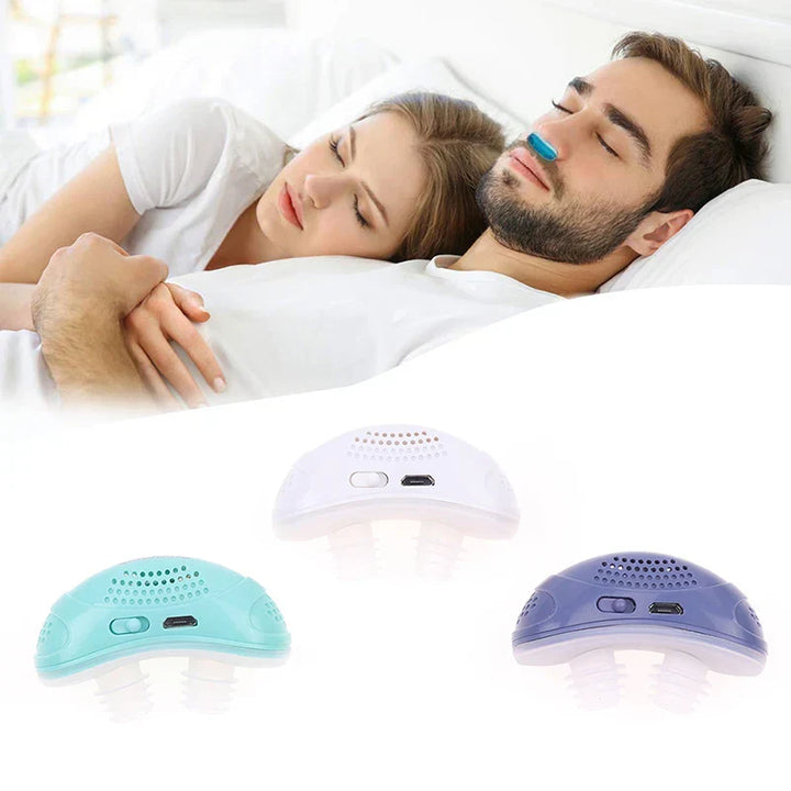 Microelectronic CPAP device against snoring Bowlift