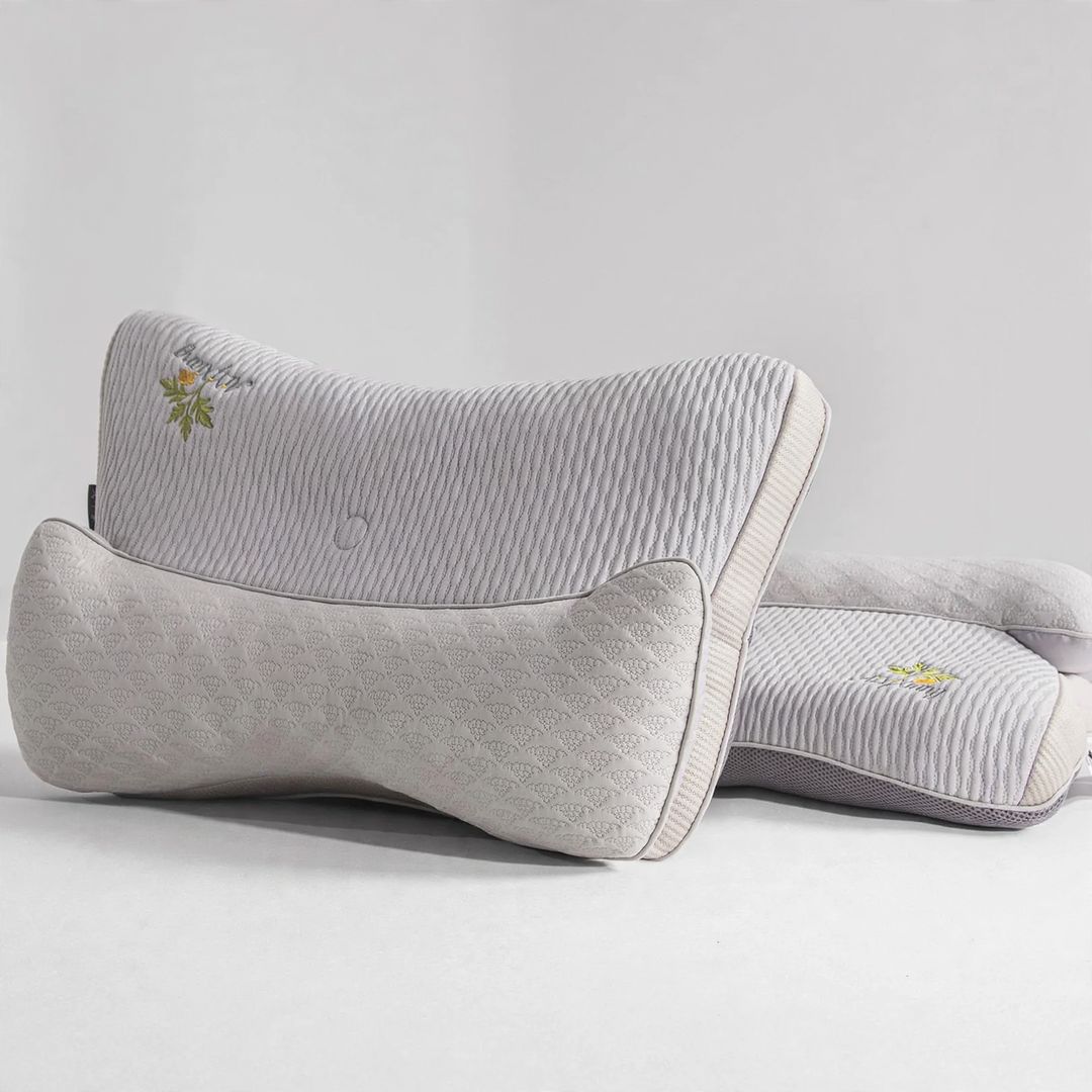 Ergonomic neck support pillow, butterfly shape