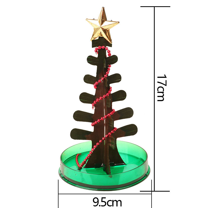 Magical crystal Christmas tree to grow yourself