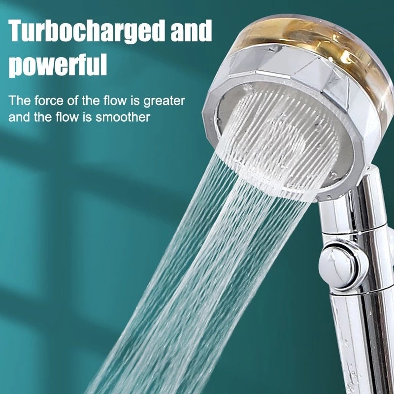 BowLift | Ober® Water-saving Flow 360° swiveling high-pressure shower, with luxurious packaging