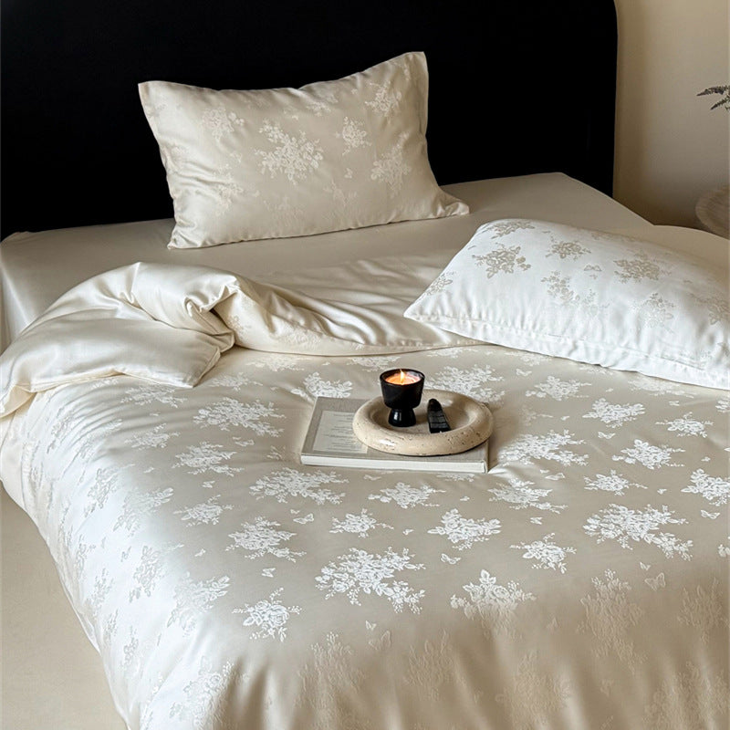 Tencel bedding set, 4-piece, 100S, jacquard pattern