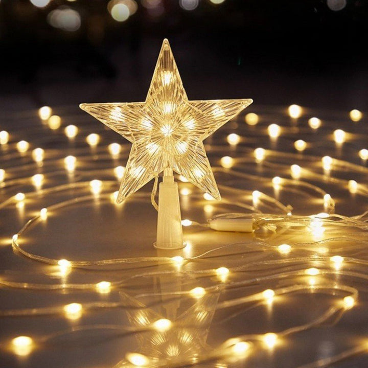 LED Christmas Tree Star Topper with Remote Control