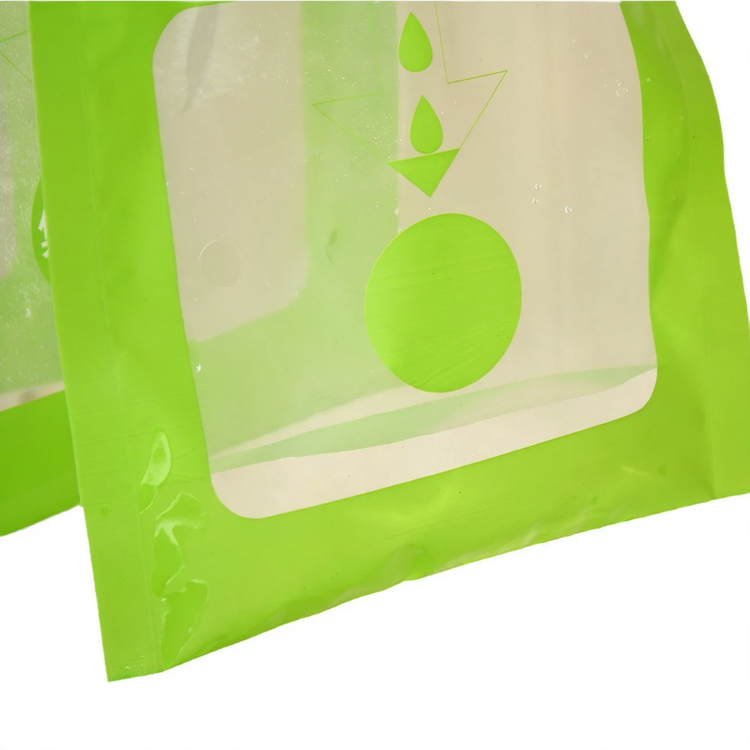Hanging moisture absorber bag