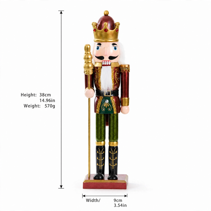 Decorative nutcracker soldier, 30 cm or 38 cm