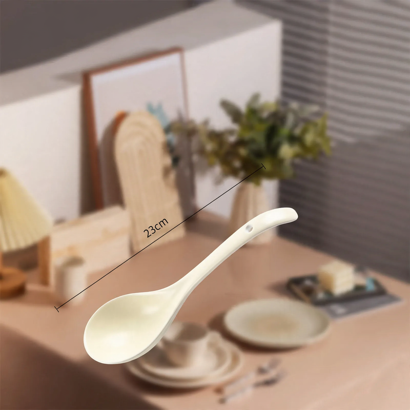 Ceramic plate, round, cream white