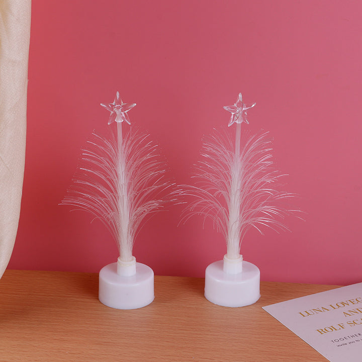LED-Fiber Optic Christmas Tree, 15 cm
