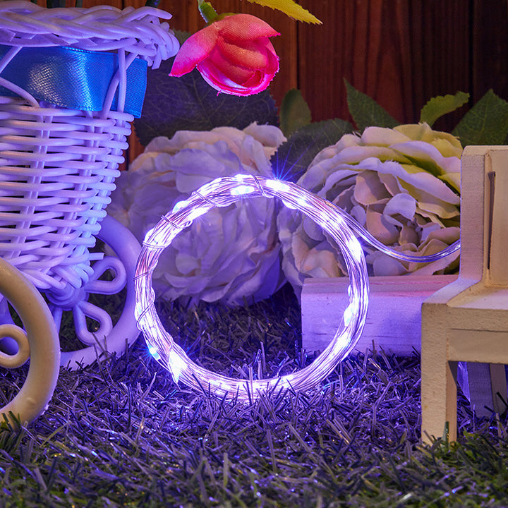 Flexible LED Copper Wire String Lights for Creative Decorations