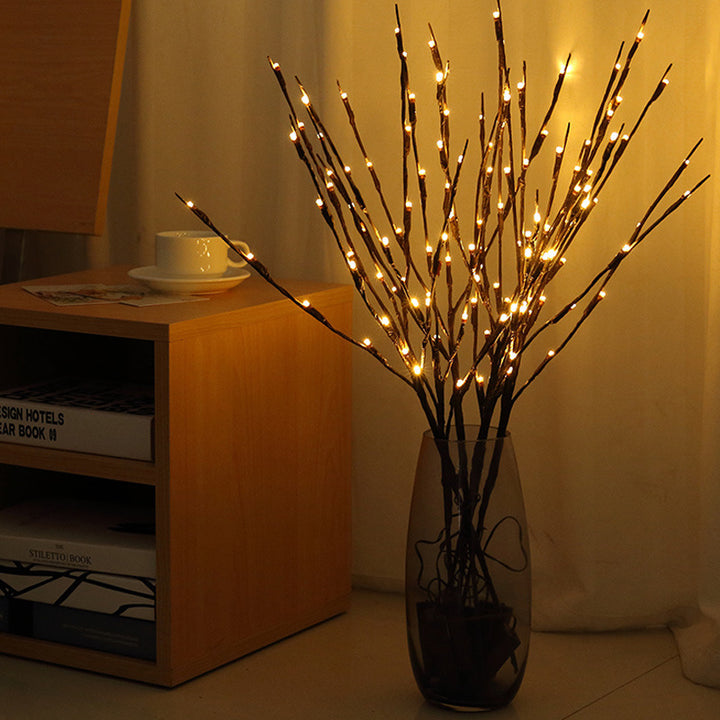 LED branch light for decorative room lighting