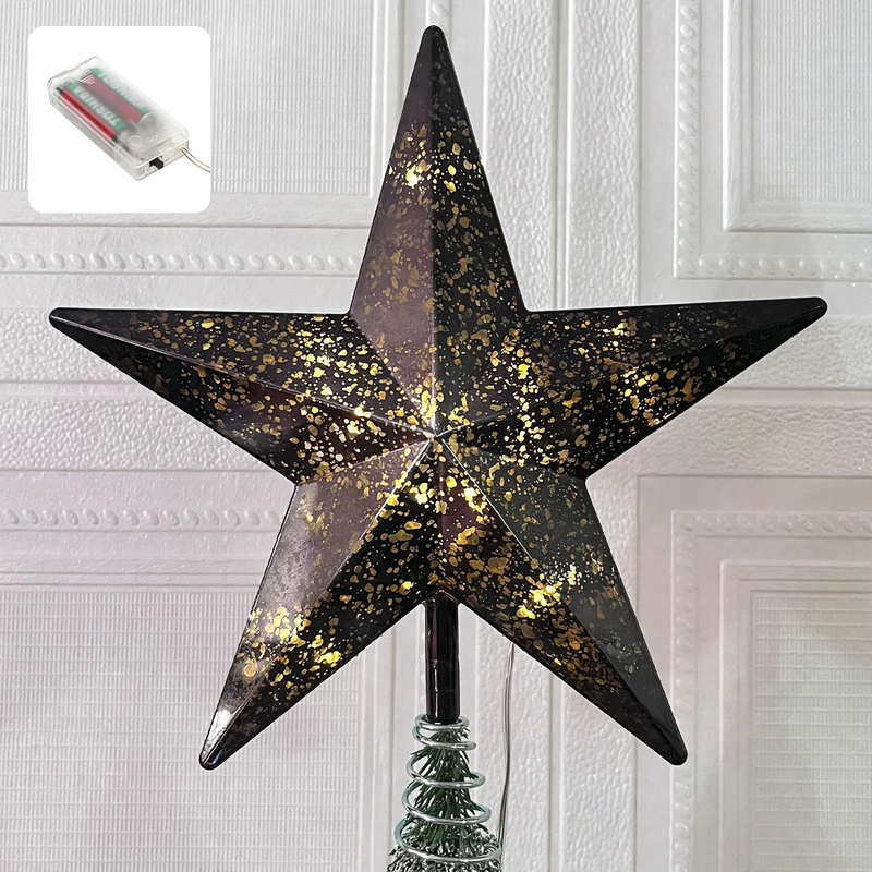 Shining star for the Christmas tree top