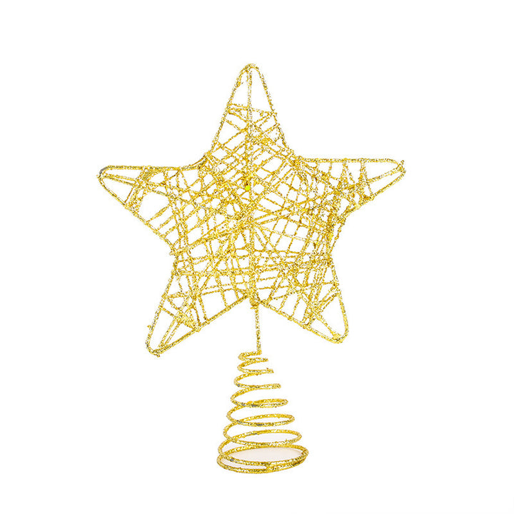 Christmas tree star made of iron art