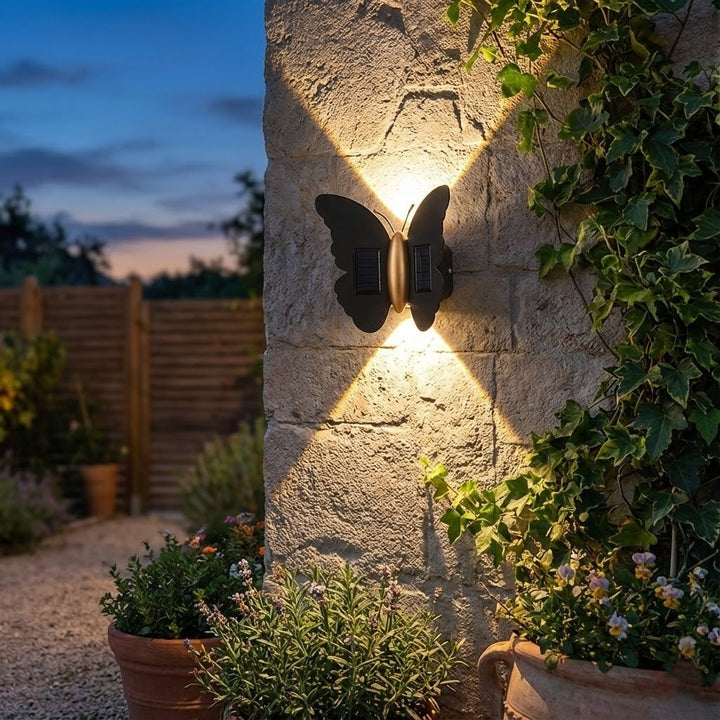 Butterfly Life Solar Powered Outdoor Lamp | Bowlift