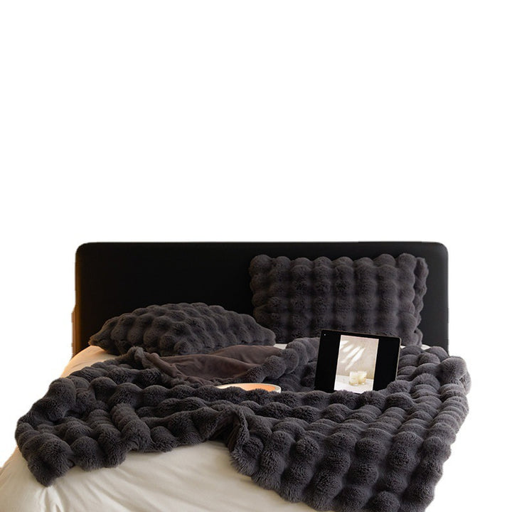 Milk fiber wool blanket, 100×160 cm or 160×200 cm