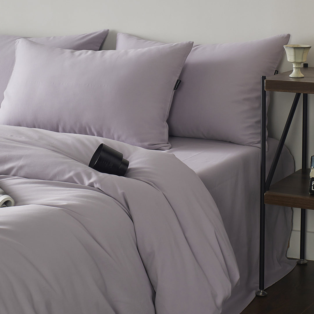 Long-staple cotton bedding, 4-piece, brushed