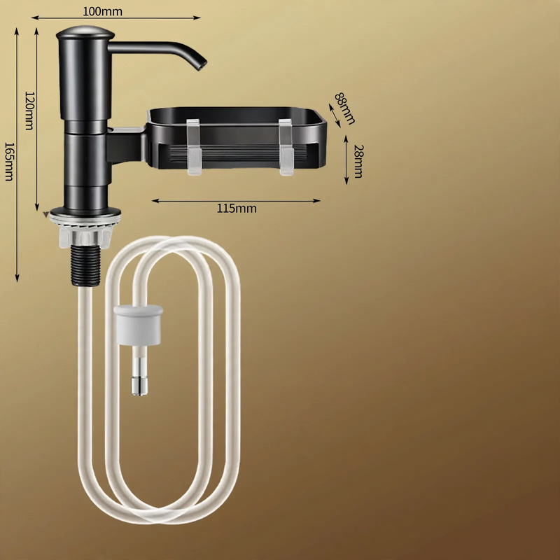 Soap dispenser pump for kitchen and bathroom