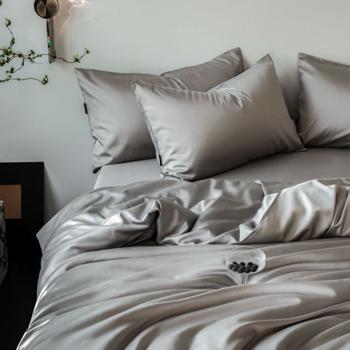 Cooling Tencel Cotton Bedding Set, solid color