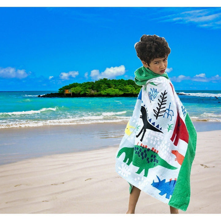 Hooded beach towel, microfiber, 127–160 cm
