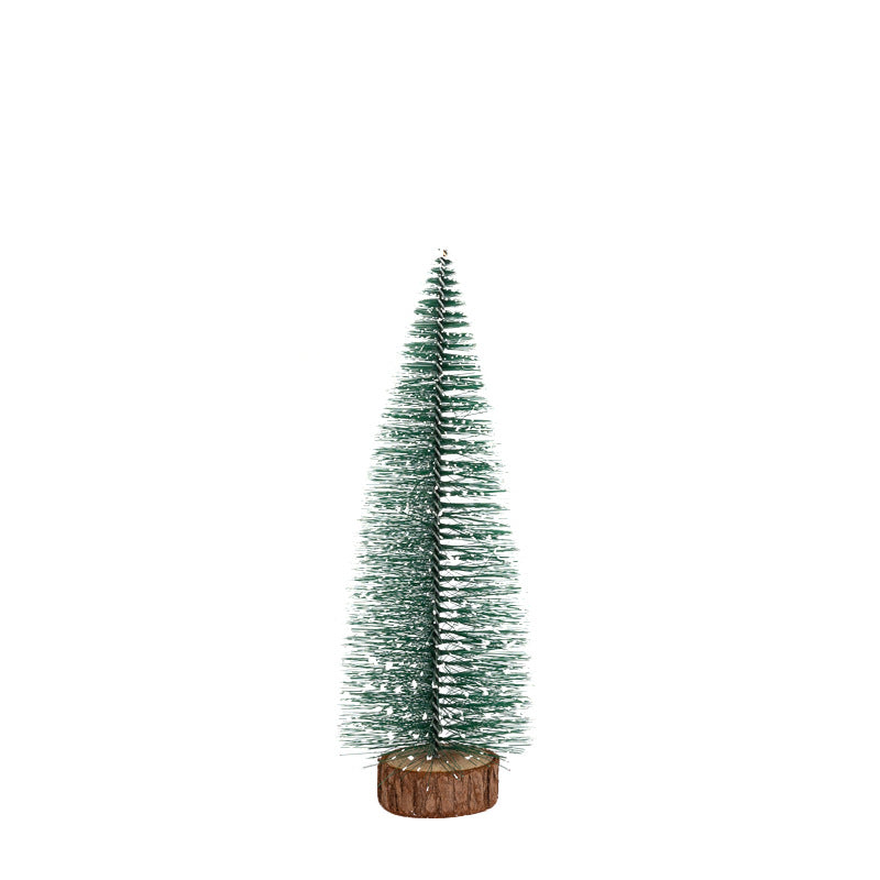 Mini Christmas tree with snow effect