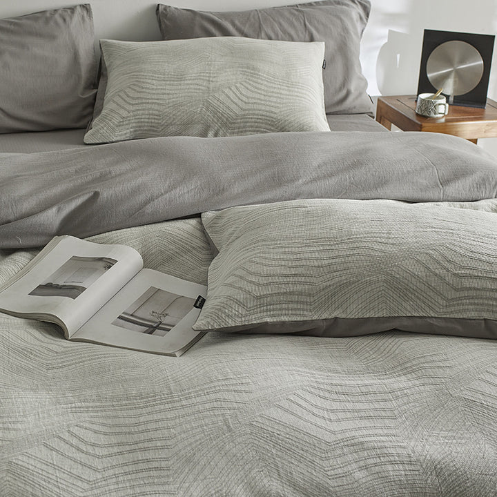 Cotton bedding set, Japanese style, 4-piece