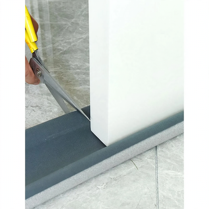 Door bottom seal, plug-in, foam padded