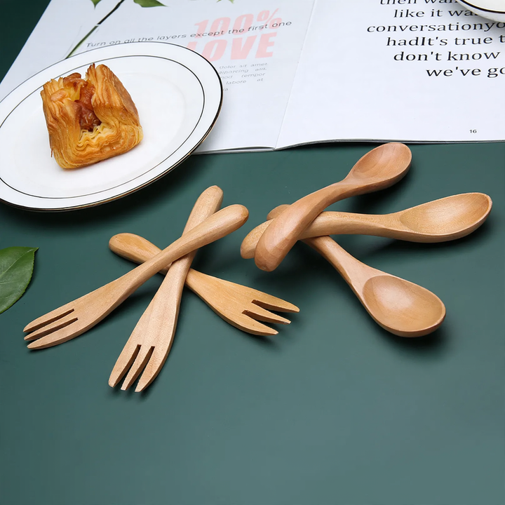 Wooden spoon, natural wood