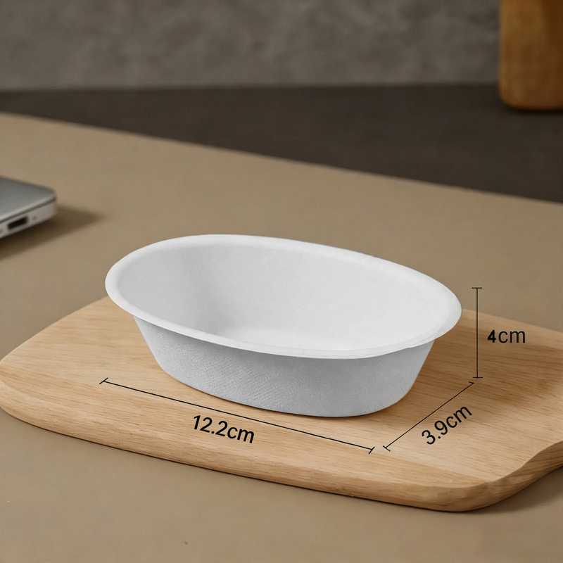 Disposable paper container, biodegradable