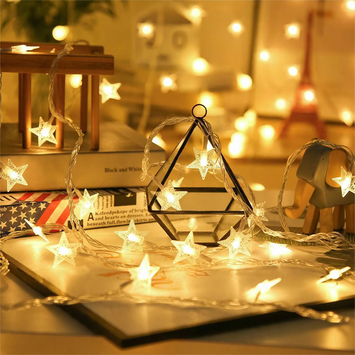 LED string lights for atmospheric decoration