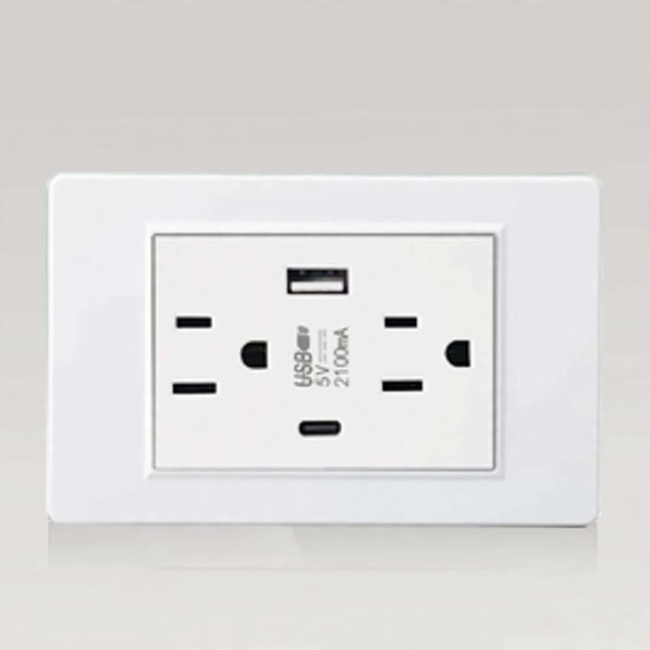 Socket 16A European standard with USB