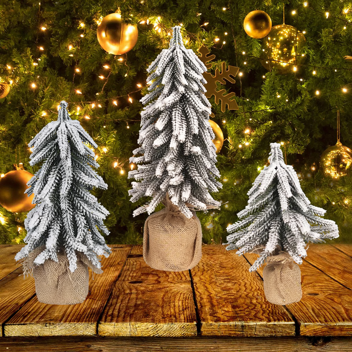 Mini Christmas tree made of PE, table decoration