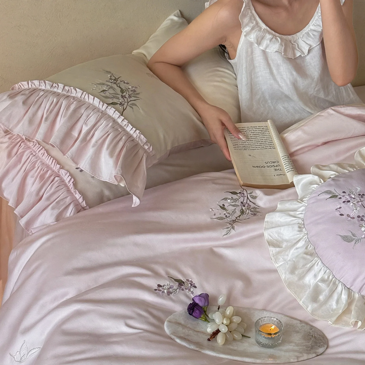 Luxury bedding set made of 100S long-staple cotton
