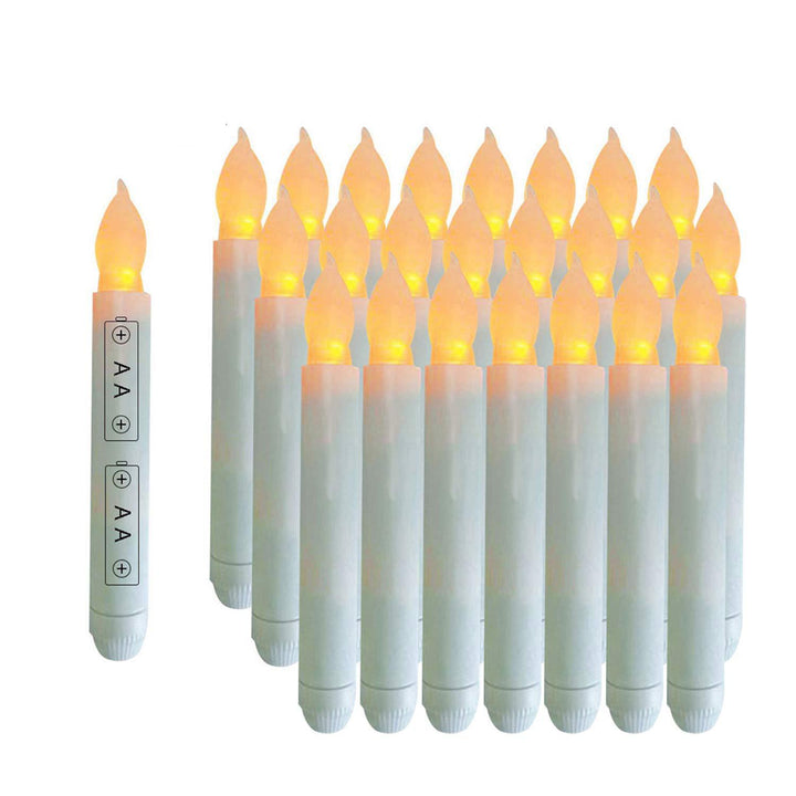 LED taper candle, electronic, 16.5 cm