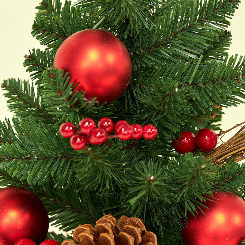 Mini Christmas tree with pine cones, various sizes