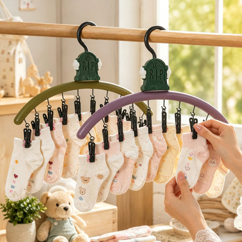 Grabstein laundry rack with clamps