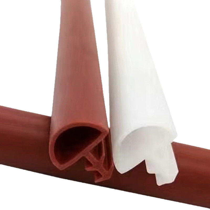 Rubber sealing strips for wooden doors, plug-in