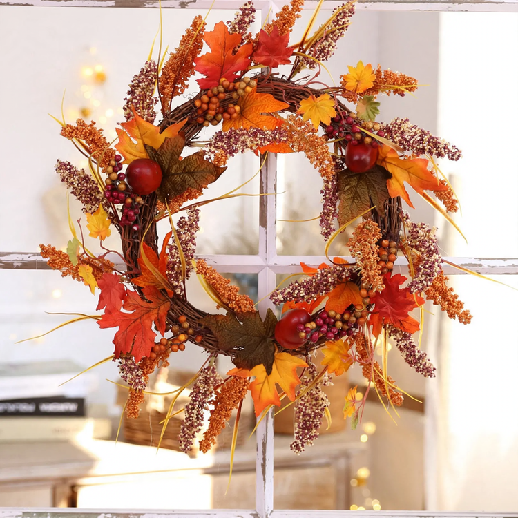 Decorative Christmas wreath for door and wall