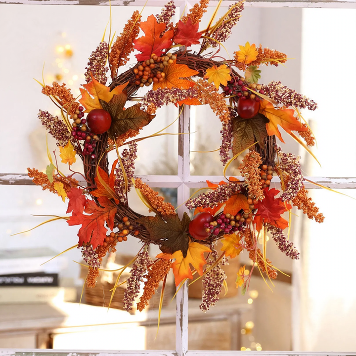 Decorative Christmas wreath for door and wall