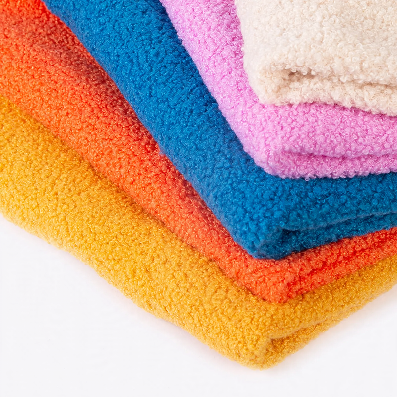 Teddy fabric in various thicknesses