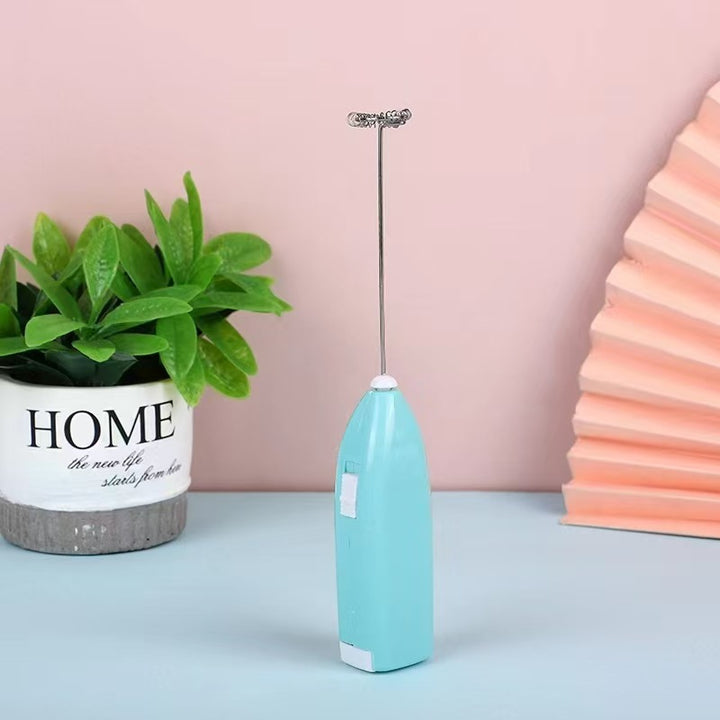 Electric milk frother, rechargeable