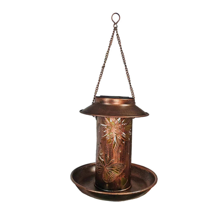 Solar Bird Bath with Projection Light