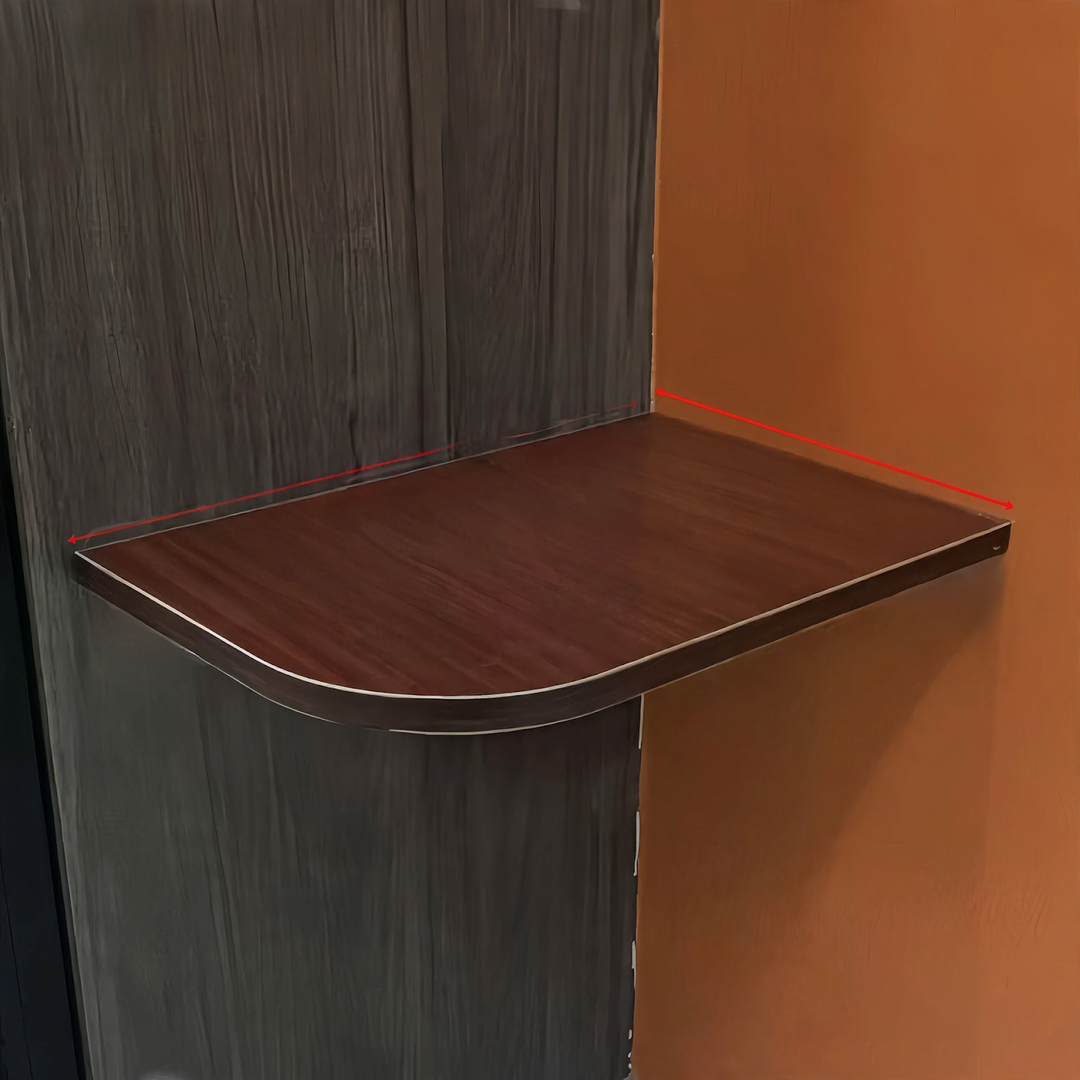 Corner shelf made of dense plywood, multi-layered