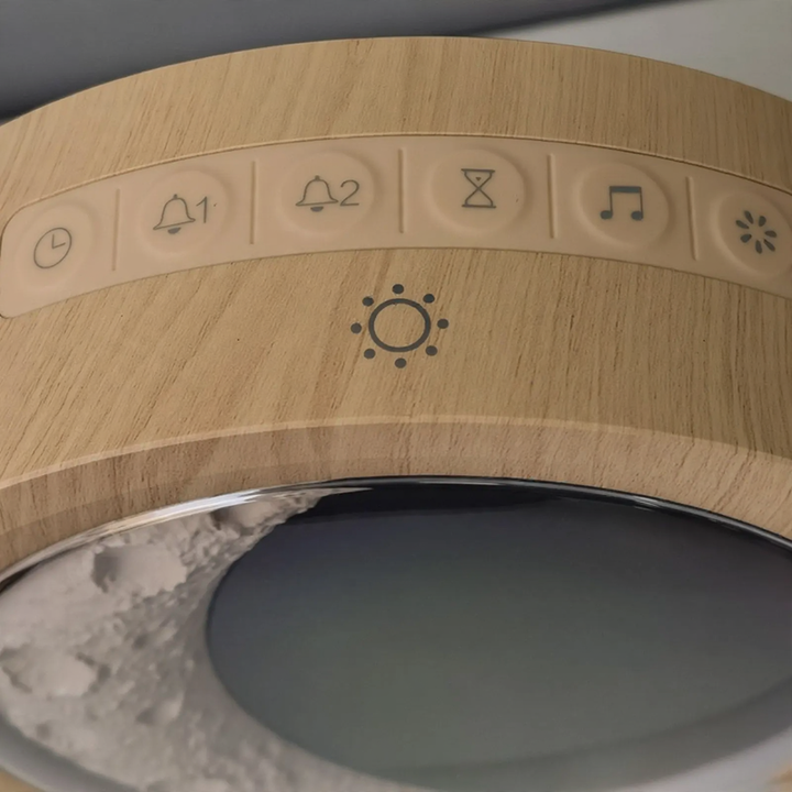 LED night light with alarm function and mood light