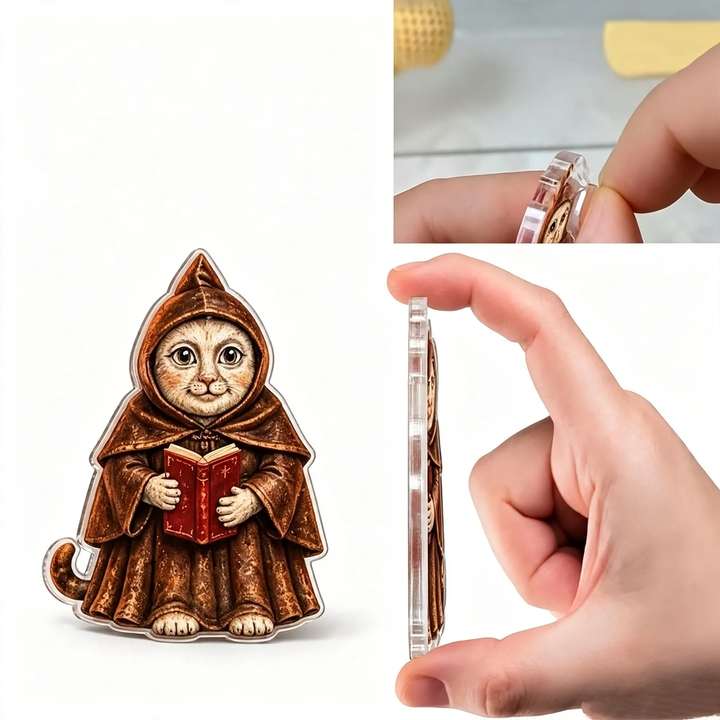 Advent calendar with medieval cat figures