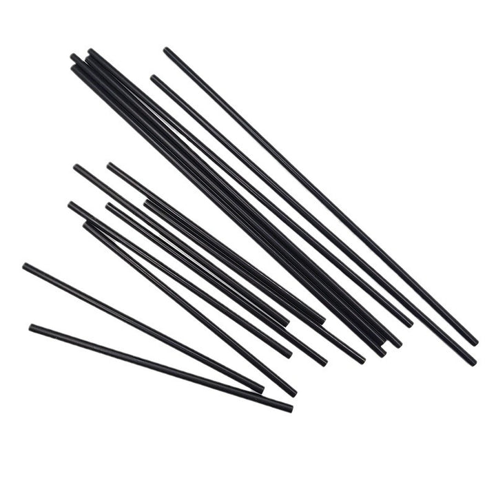 Plastic drinking straws, individually packed
