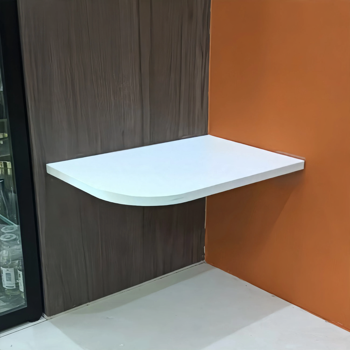 Corner shelf made of dense plywood, multi-layered