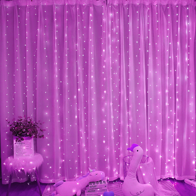 LED Curtain String Lights with Copper Wire, USB