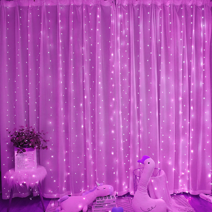 LED Curtain String Lights with Copper Wire, USB