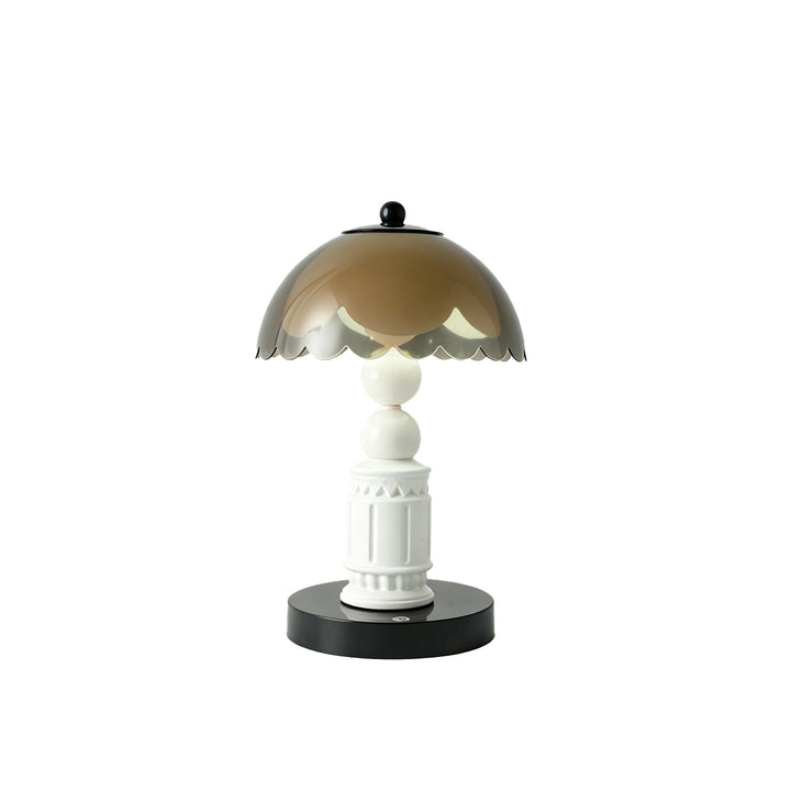 European column table lamp made of ABS