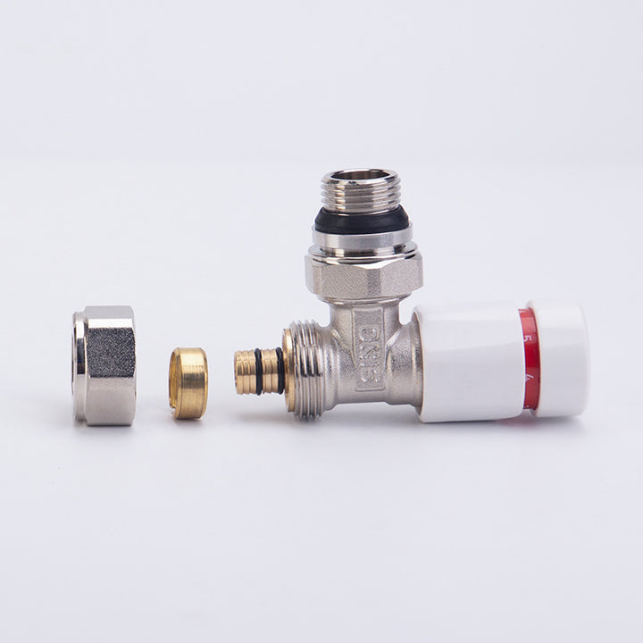 Radiator thermostat valve, brass