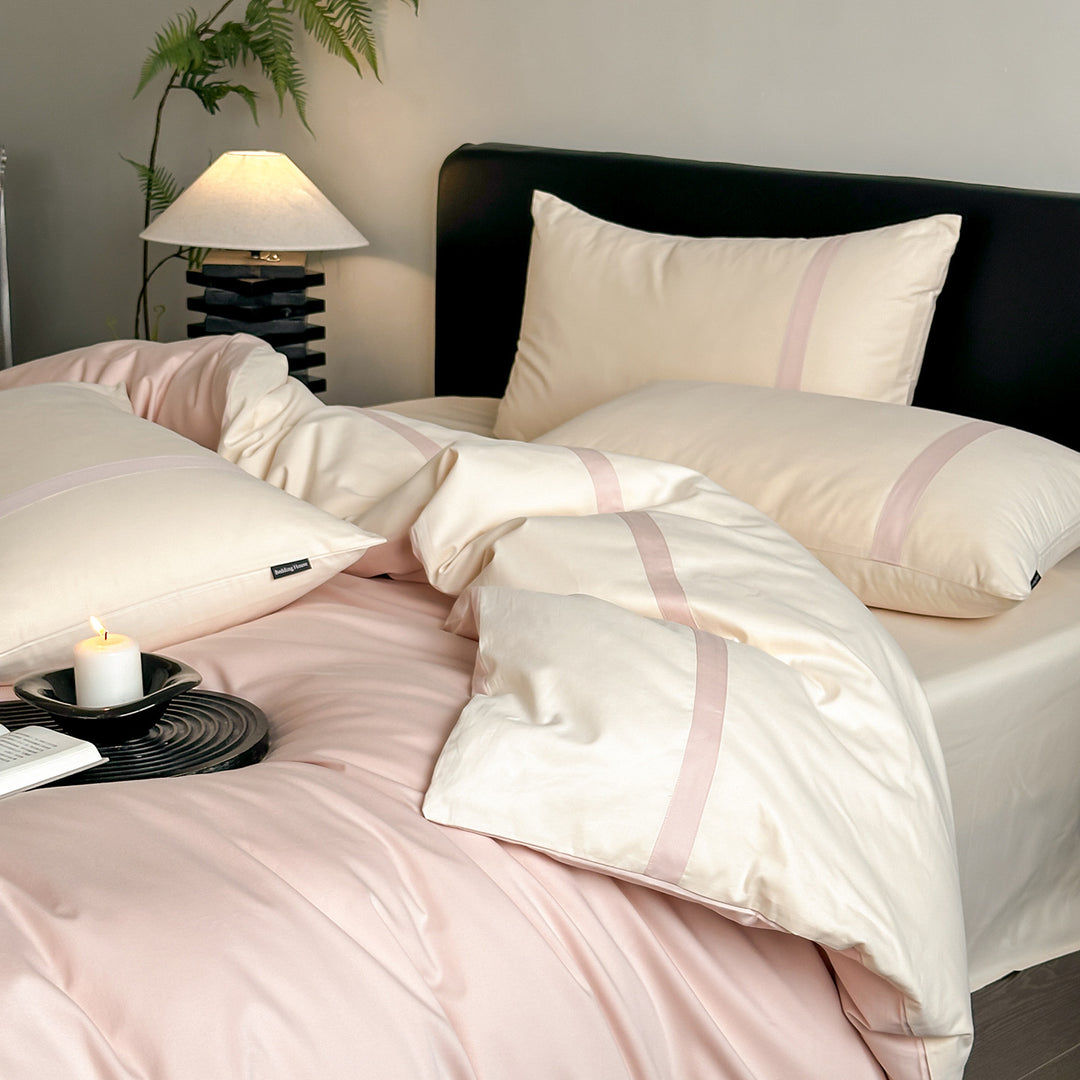 Cotton bedding set, 100s, brushed, four pieces